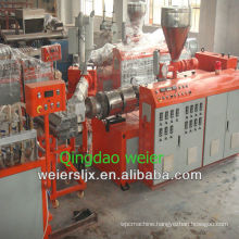 European stype long lifespan corrugated and trapezoidal pvc three layer roof tile making machine